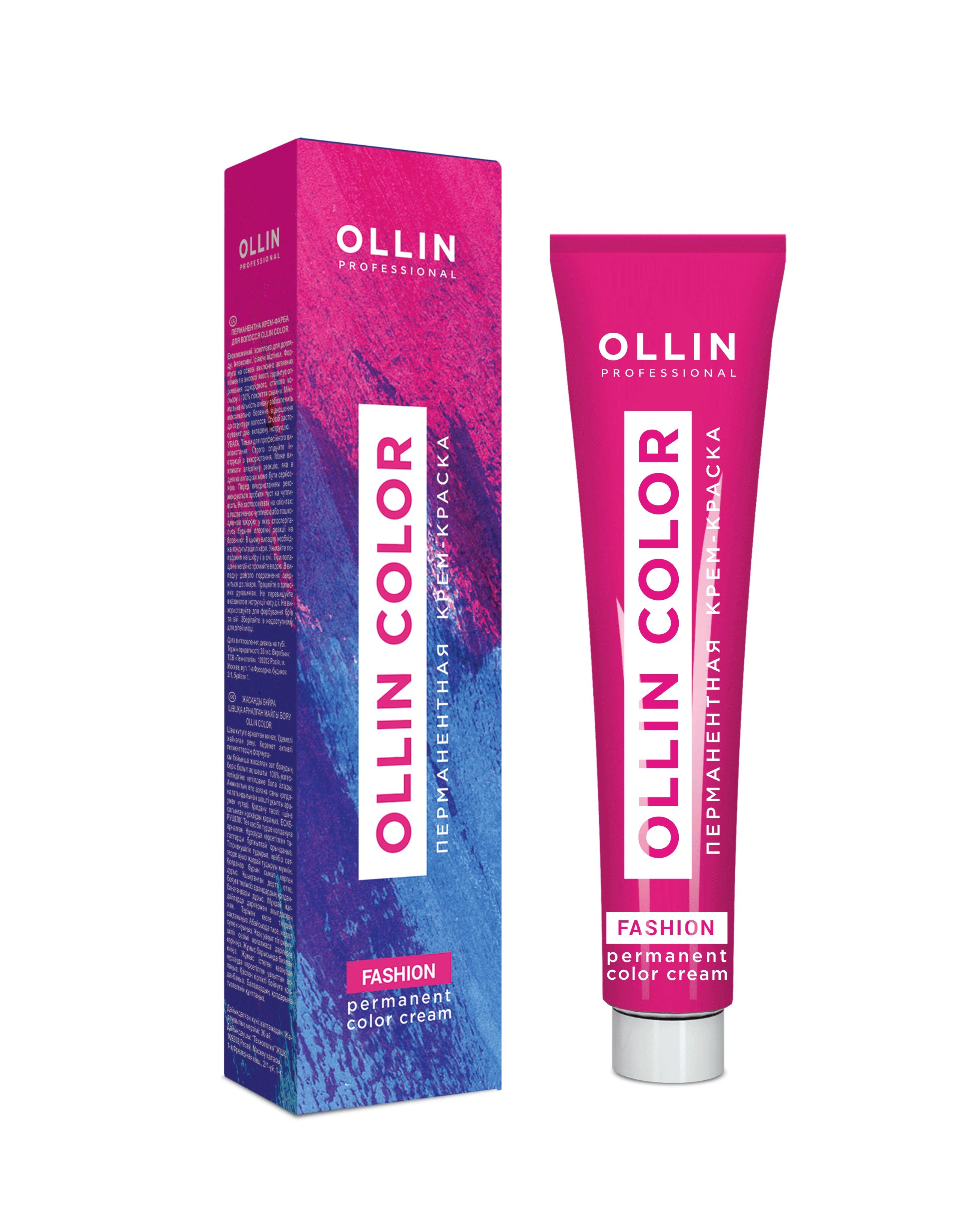 Ollin, Перманентная крем-краска для волос «Fashion Color» серии «Color», Фото интернет-магазин Премиум-Косметика.РФ